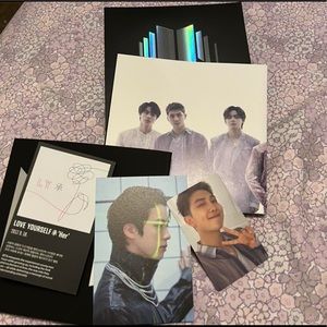 BTS PROOF COMPACT ALBUM:  Namjoon PC & Jin Postcard